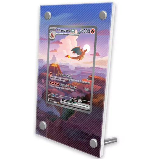 Charizard EX 199/165 - Pokémon Extended Artwork Protective Display Case