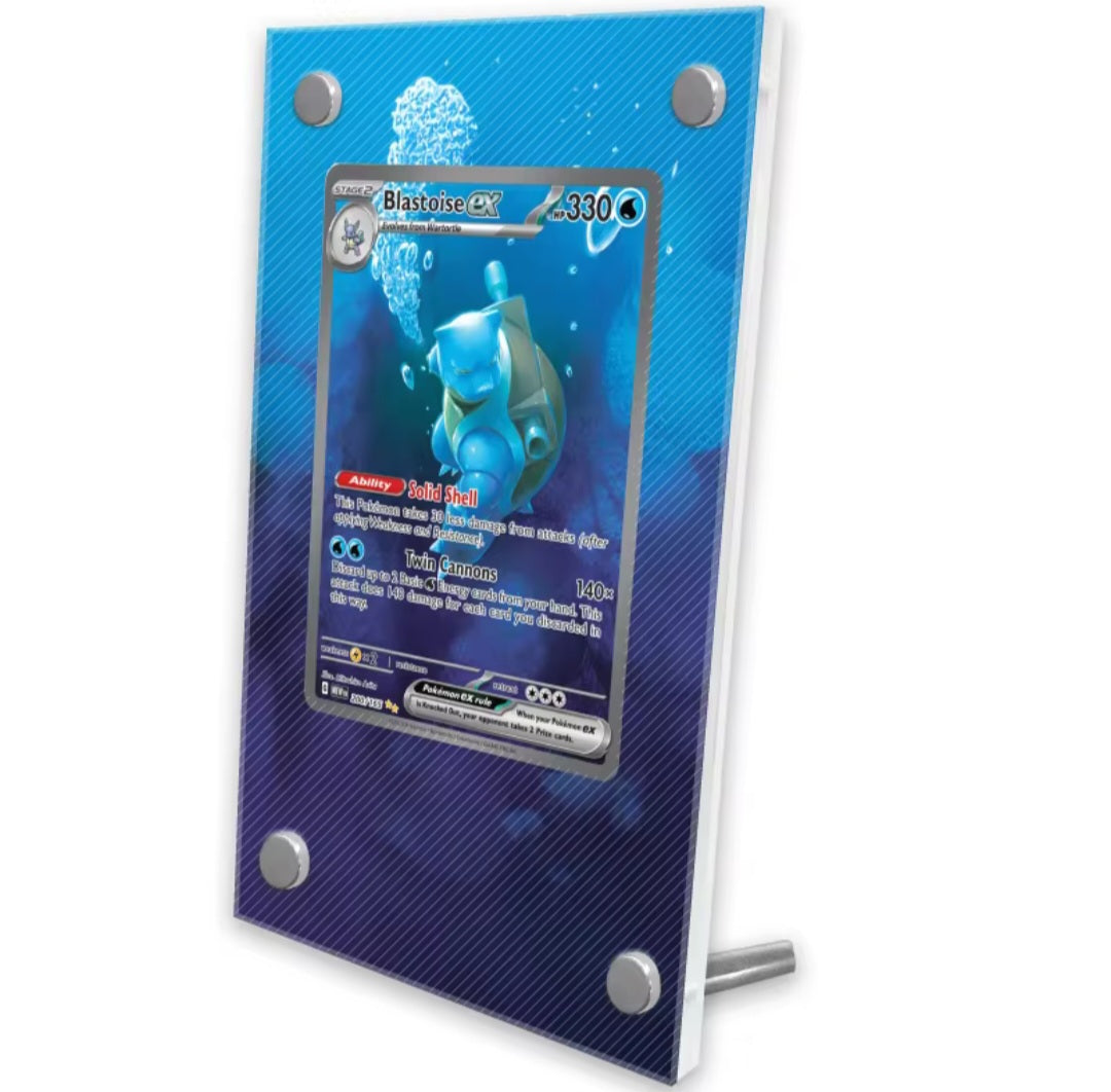 Blastoise EX #200/165 - Pokémon Extended Artwork Protective Display Case